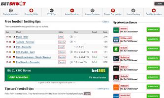 betshoot prediction today|Betshoot.com: Sports Betting Tips & Football Predictions.